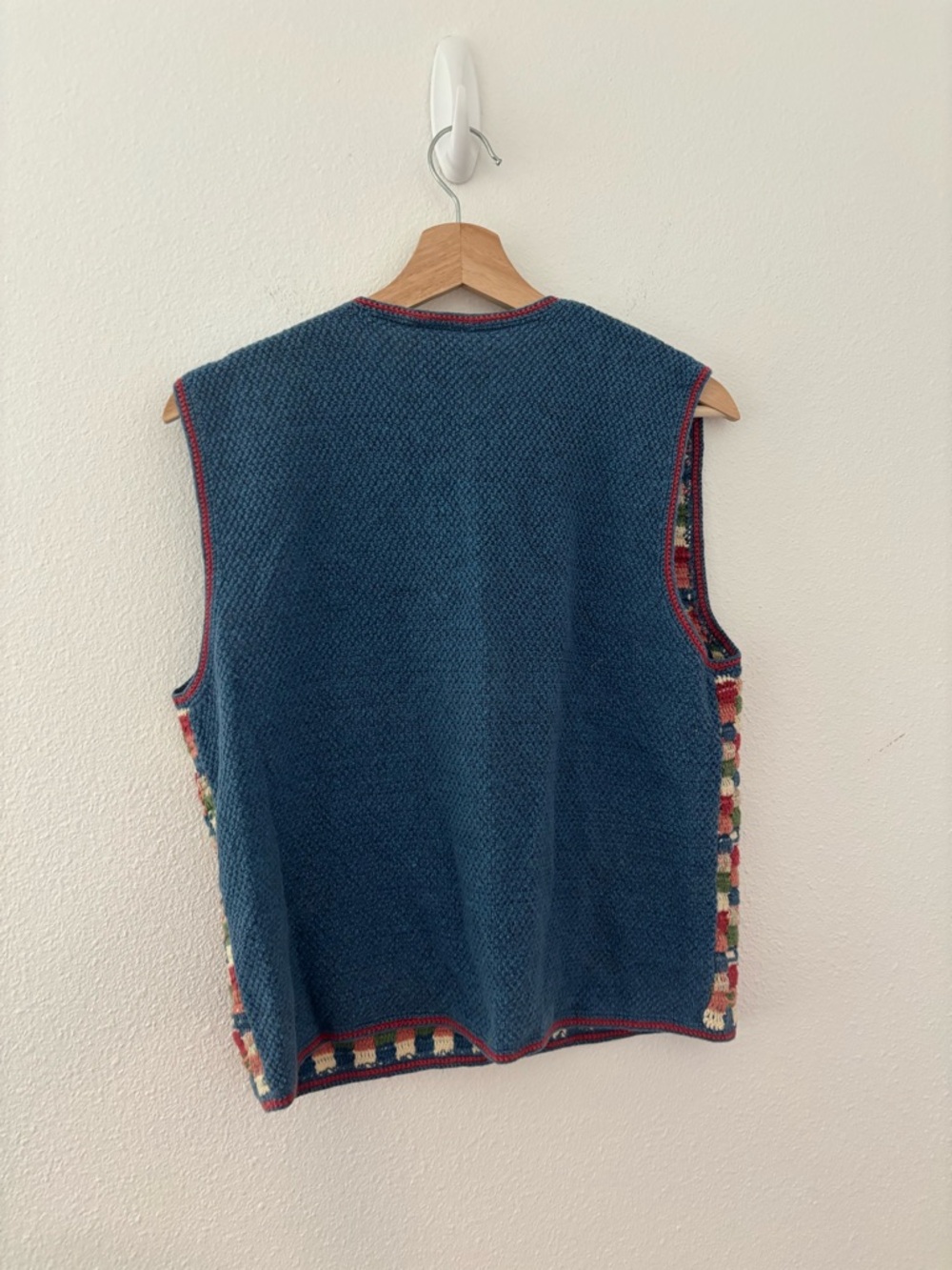 Vintage Koret city blues multi color vest - Picture 4 of 4